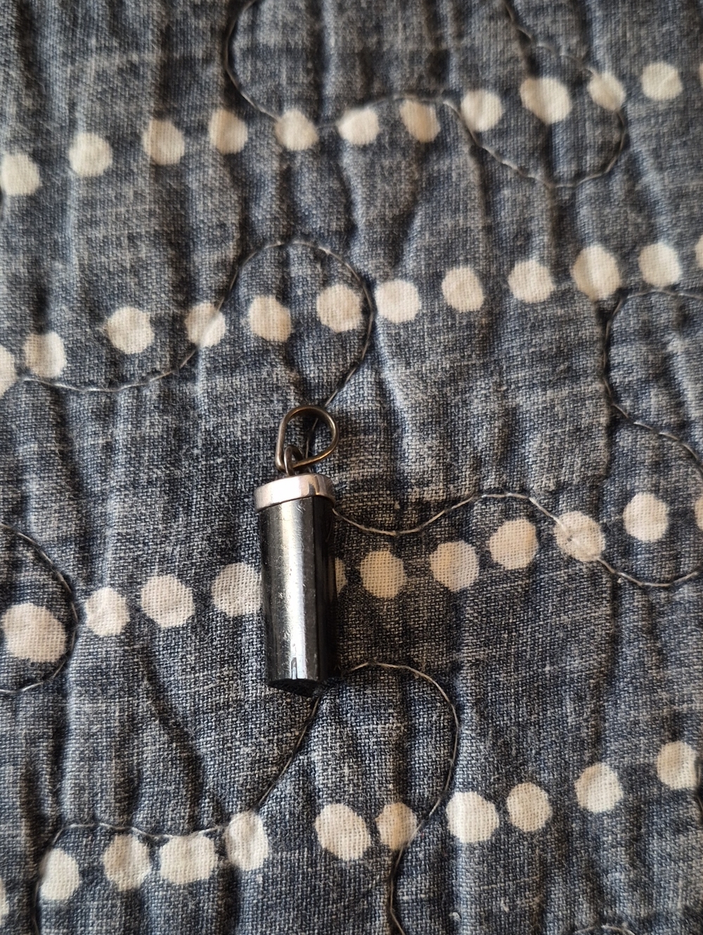 Silver 925 Black Tourmaline Pendant